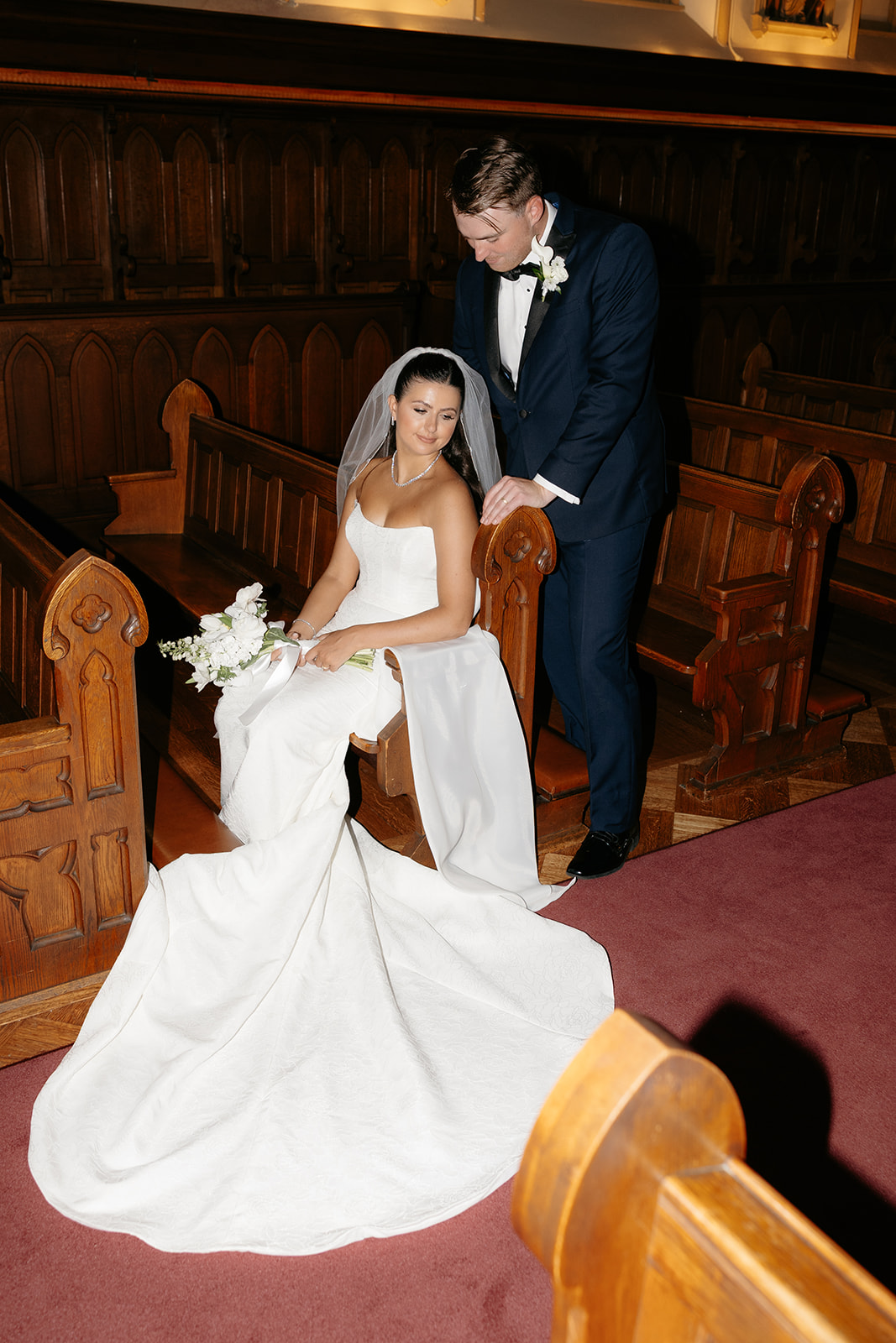 classy wedding portrait