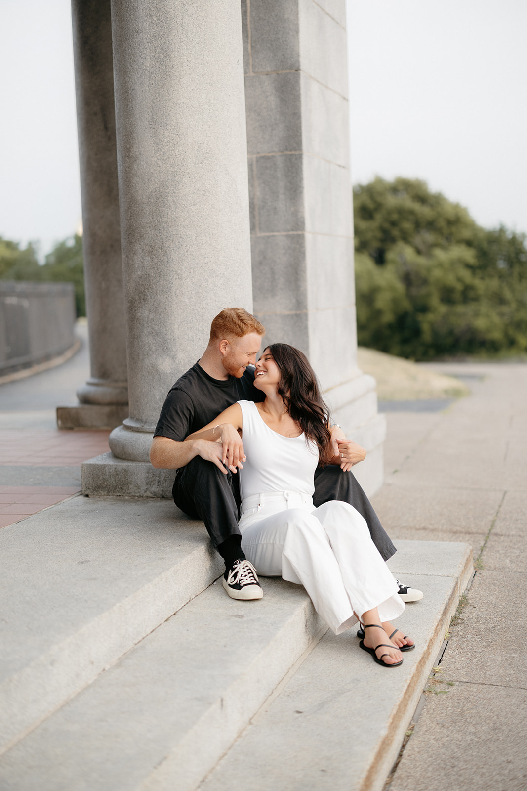 engagement session photo at Cobbs Hill