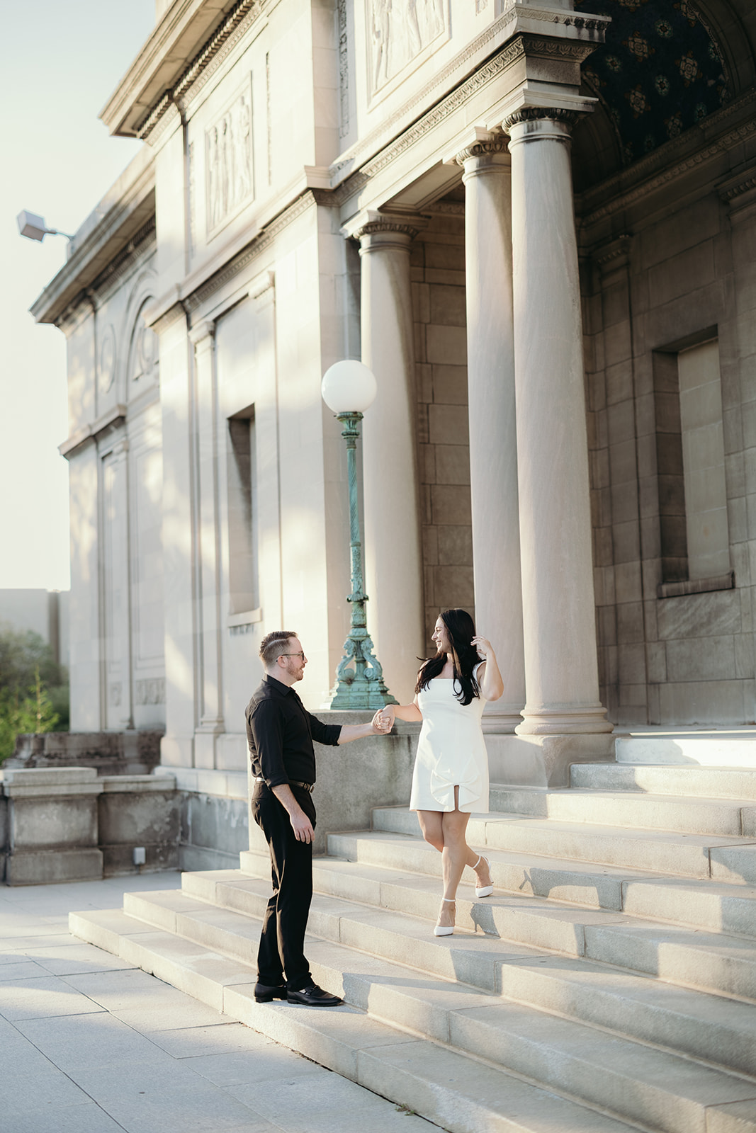 memorial art gallery engagement session