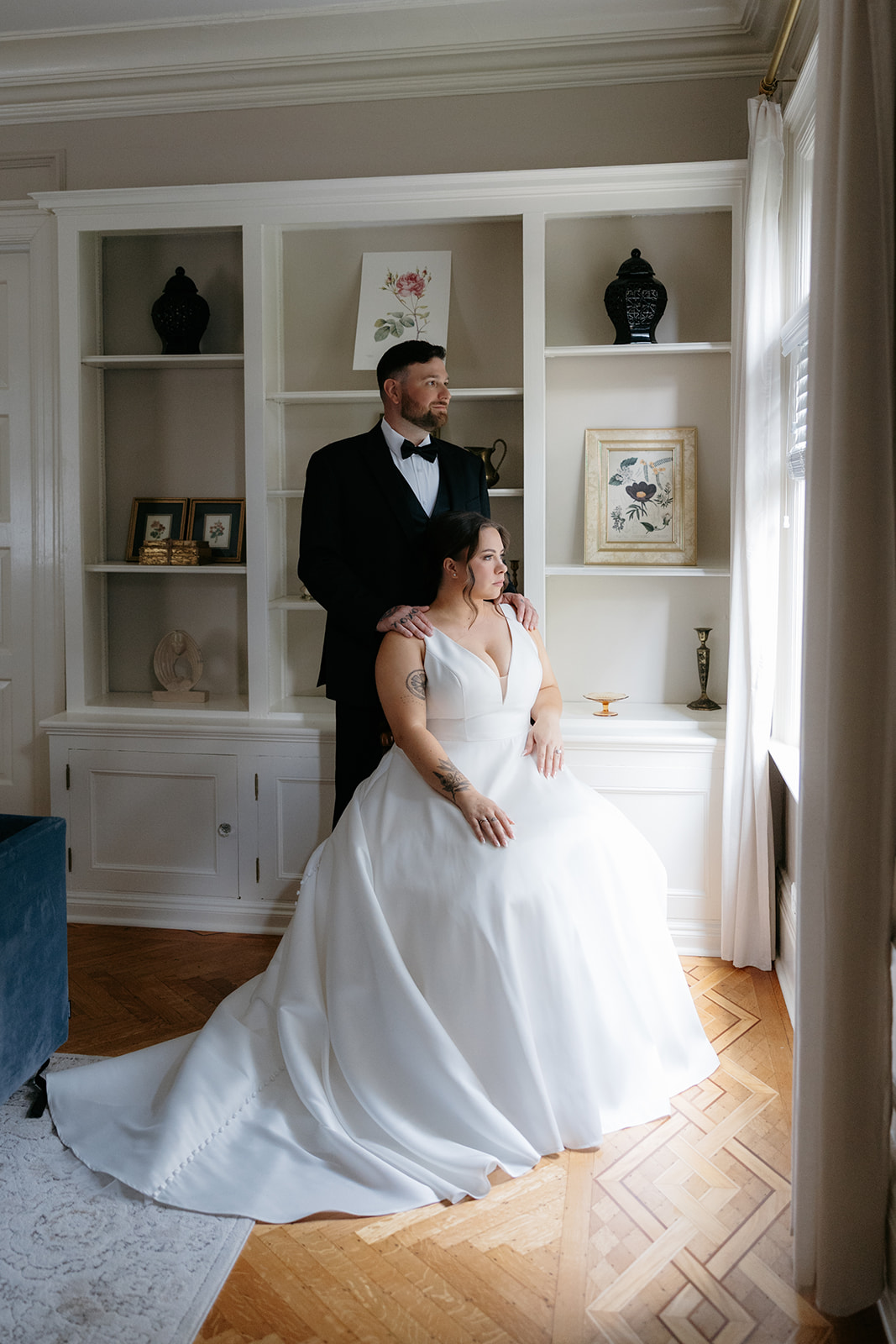 classy wedding portrait in rochester ny