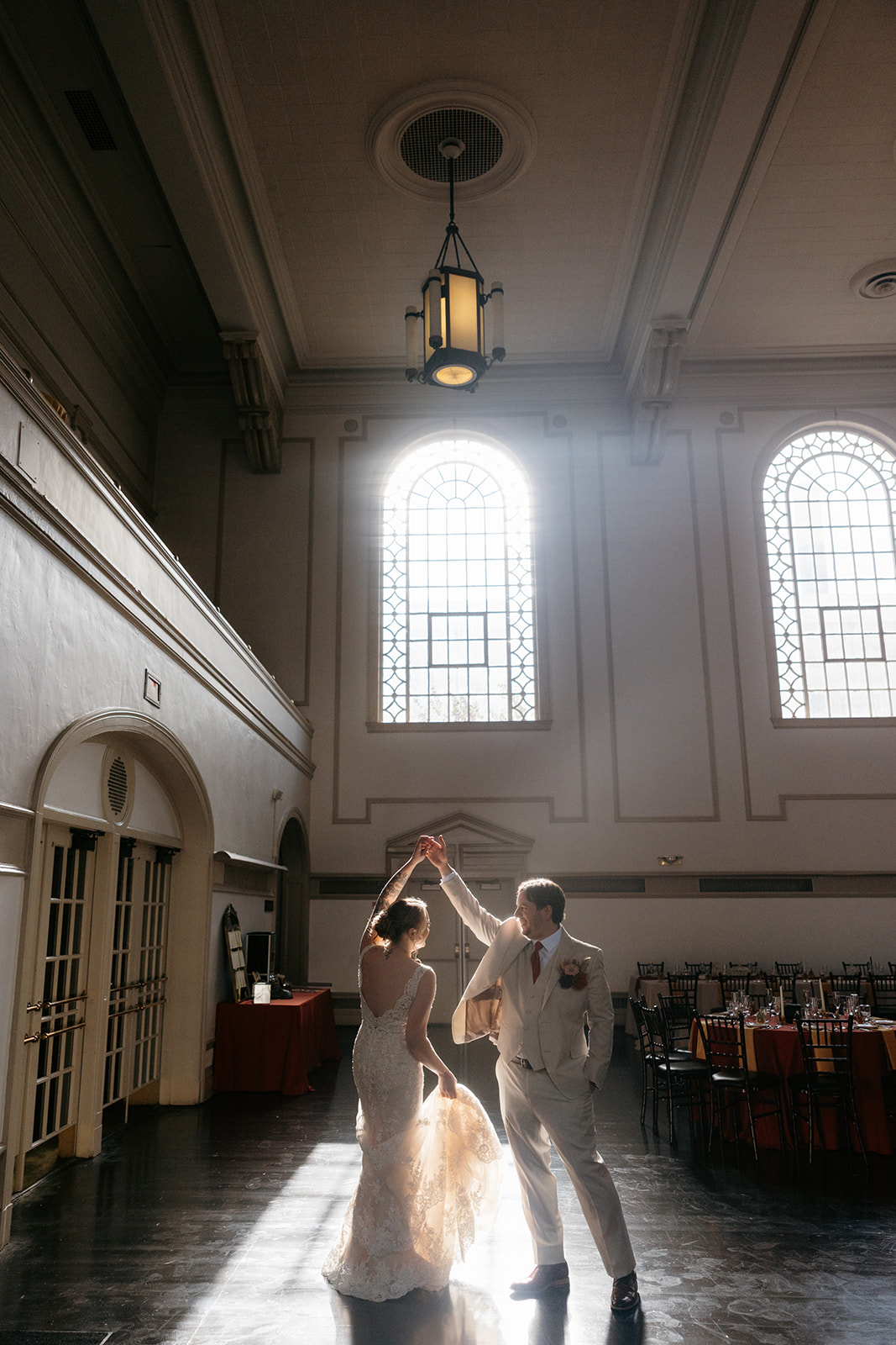 Wedding portrait at Harro East Ballroom